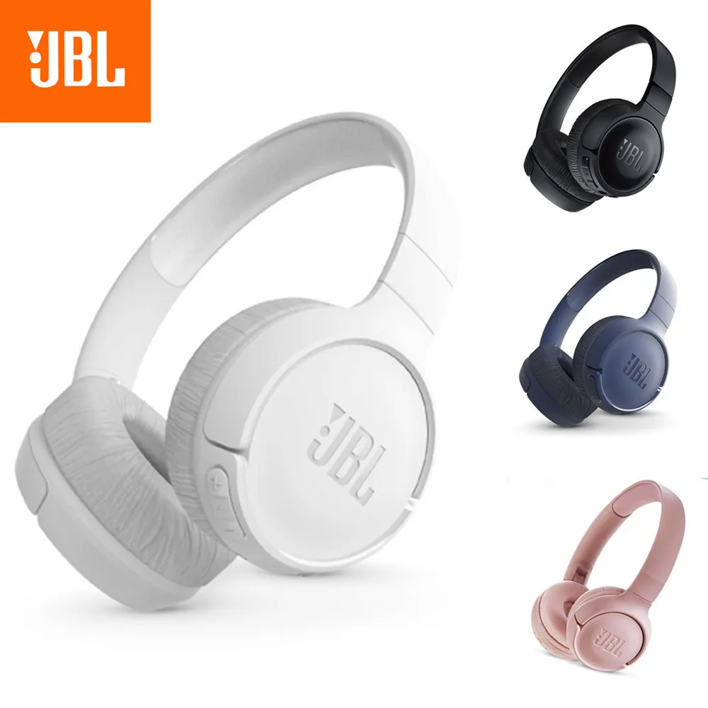 

JBL T500BT Headphone Deep Bass Sound Sports Game Bluetooth Headset with Mic Noise Canceling Foldable Earphones