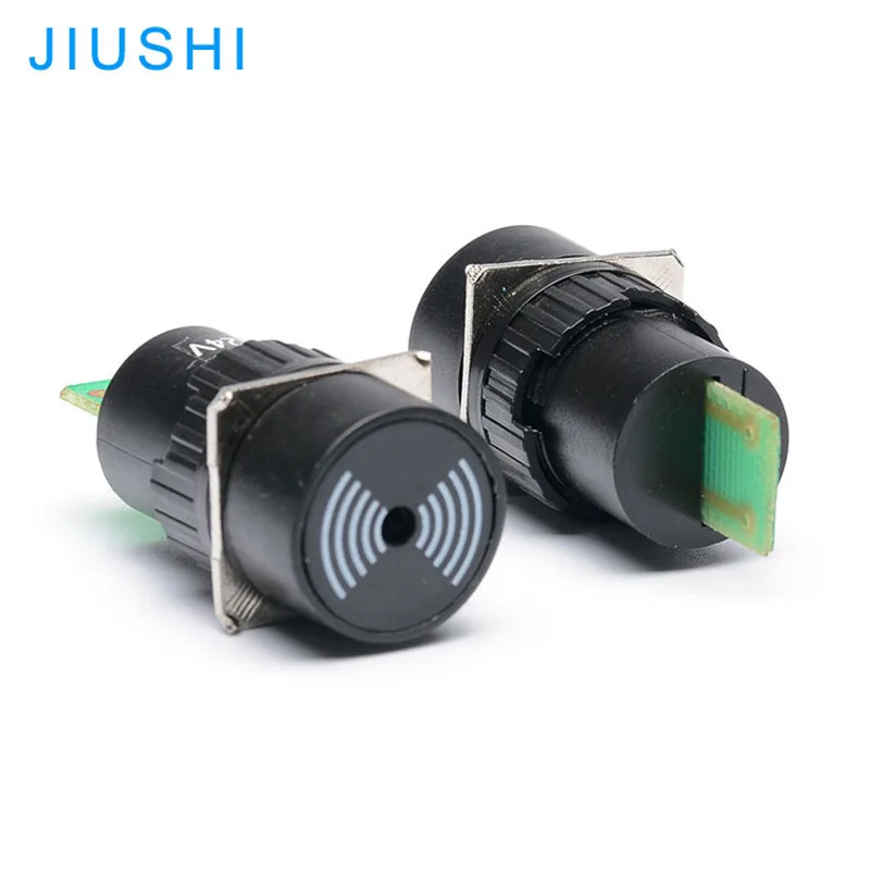 20 шт. LA16Y-M круглый черный монтажный отверстие 16 мм зуммер звуковая сигнализация