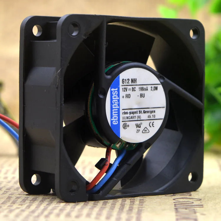Новый 6 см 6025 12V 166MA 2 0 W TYP/612 NH защиты электродвигателя Вентилятор охлаждения |