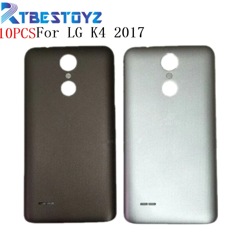 

10PCS/Lot Battery Back Cover For LG K4 2017 Phoenix 3 M150 M160 M153 Back Battery Cover Rear Door Housing Case With Logo