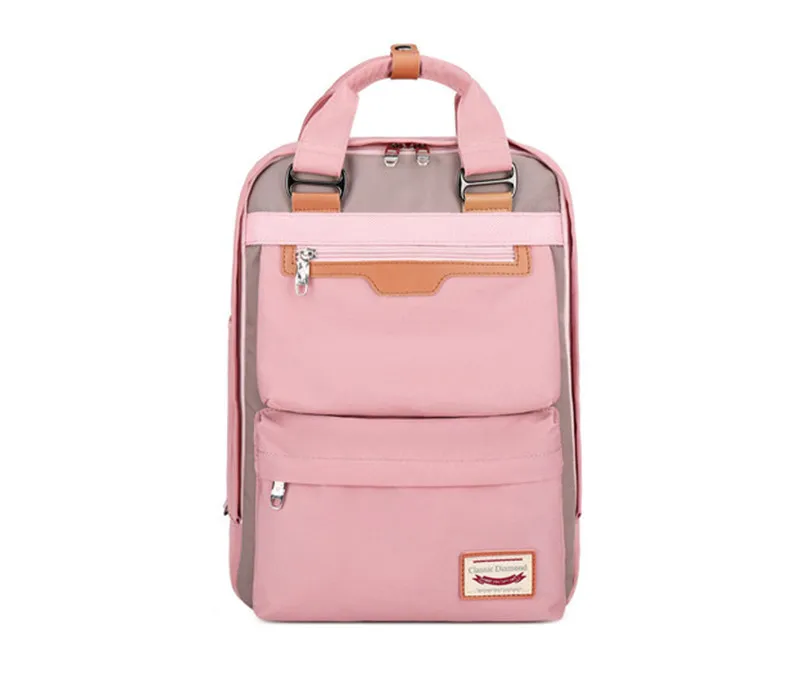 big pink Модный брендовый рюкзак, Подростковый рюкзак для ноутбука, рюкзаки для девочек, Студенческая школьная сумка, розовые рюкзаки, женские водонепроницаемые дорожные сумки mochila - Цвет: big pink