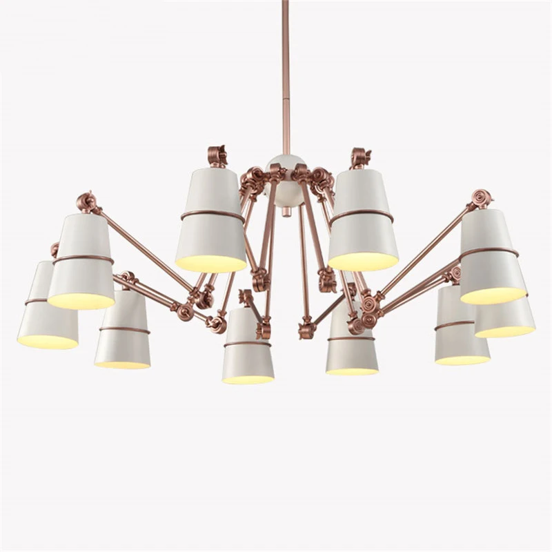 Goede 3 / 6 / 8 / 10 Hoofd Nordic Spider Lamp Eetkamer Hanglamp Moderne Thuis Decoraction Lamp Cafe / Bar Lampen Gratis Verzending Iron