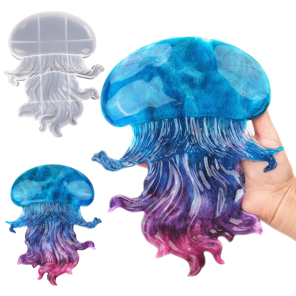 

Large Jellyfish Resin Molds, Jelly Fish Mold, Ocean Creatures Silicone Mold, Huge Jellyfish Mold, DIY Resin Painting Decoration