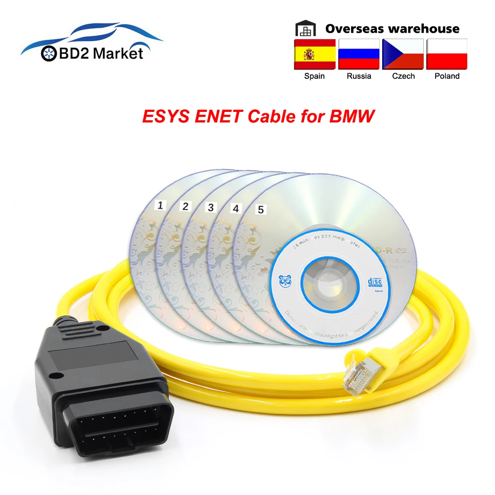 ESYS ENET Refresh скрытые данные для BMW F series ICOM OBD OBD2 автоматический диагностический