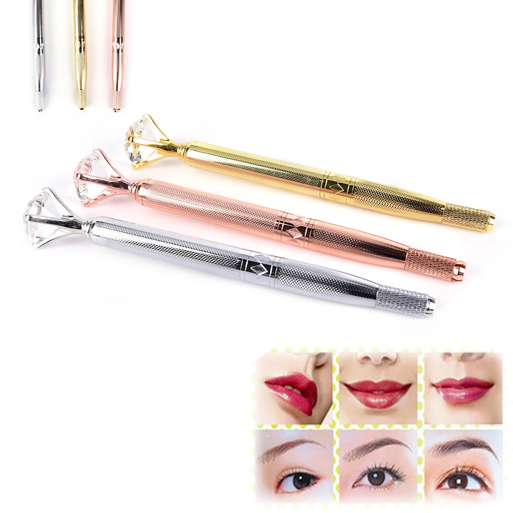 

Manual Crystal Tebori Eyebrow Tattoo Pen Permanent Makeup Pen Machine Microblade Pen For Lip And Eyebrow Tattoo Equipment