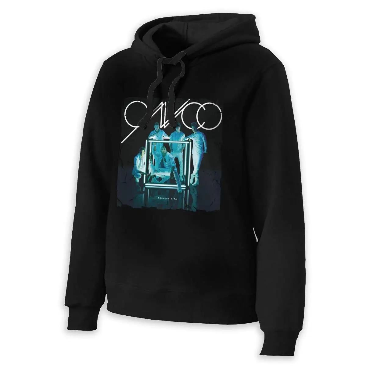 Женские толстовки с длинным рукавом CNCO-Primera Cita капюшоном для девушек черные