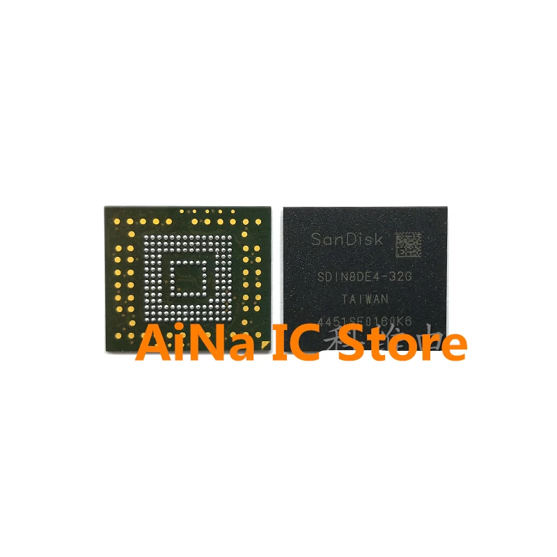 1pcs~10pcs/LOT SDIN8DE4-32G New original eMMC 32GB NAND flash memory IC chip BGA153 | Air Conditioner Parts