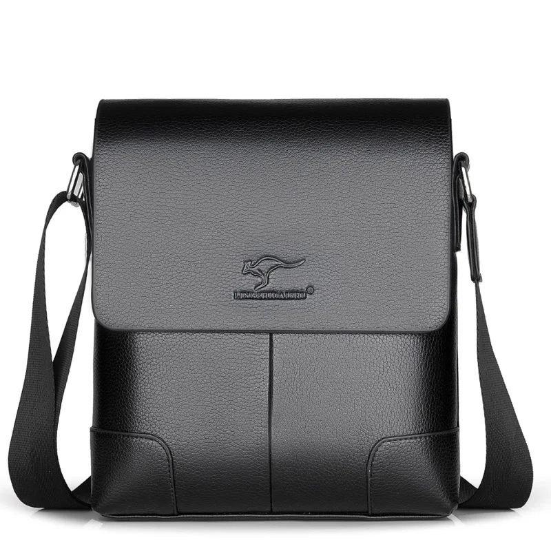Роскошная брендовая мужская сумка-мессенджер кенгуру кожаный мужской нагрудный