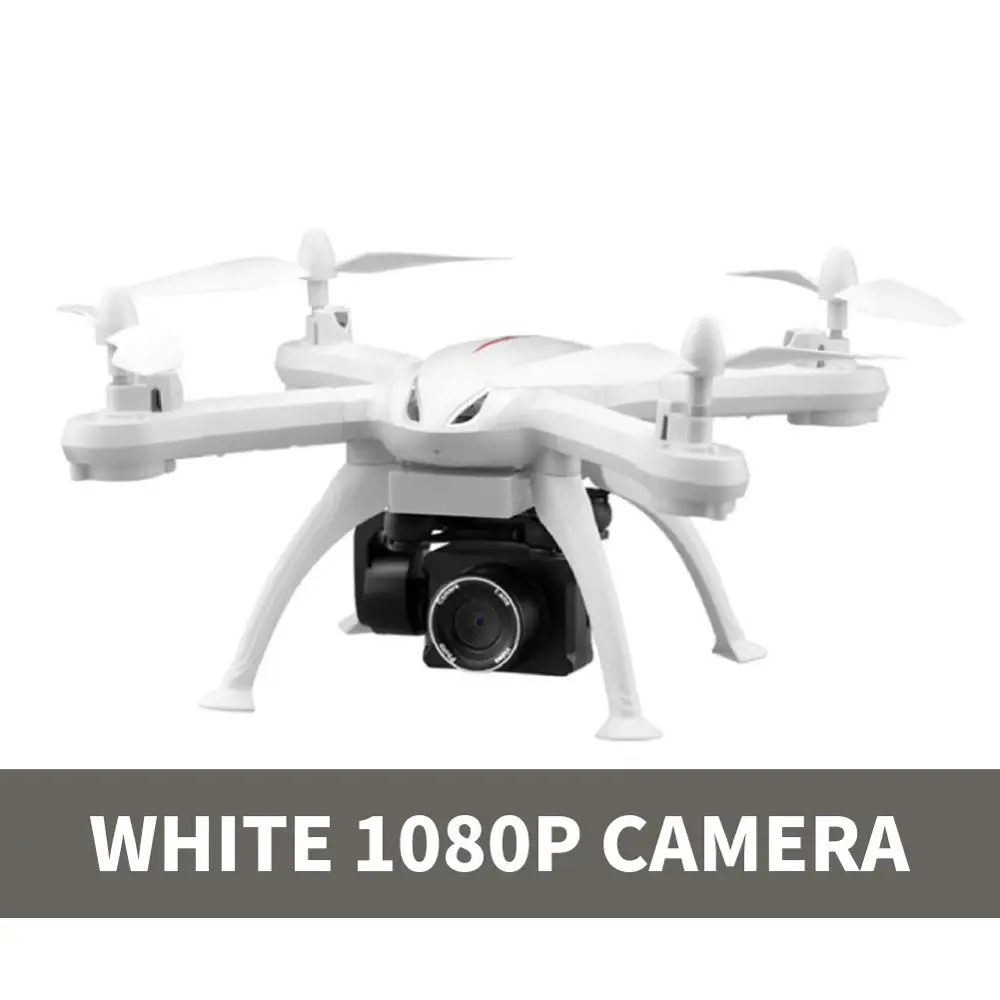 White 1080P Радиоуправляемый Дрон 1080p Квадрокоптер HD камера 2,4 ГГц Wifi Дроны с камерой вид от первого лица аэрофотосъемка Дрон долгий срок службы батареи RC самолет - Цвет: White 1080P