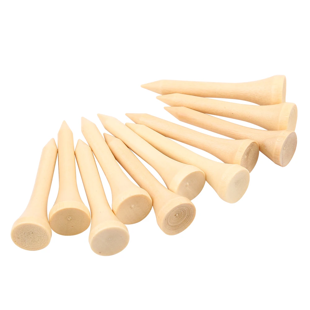 

Wooden Environment-friendly Golf Tees 100pcs 1 pack
