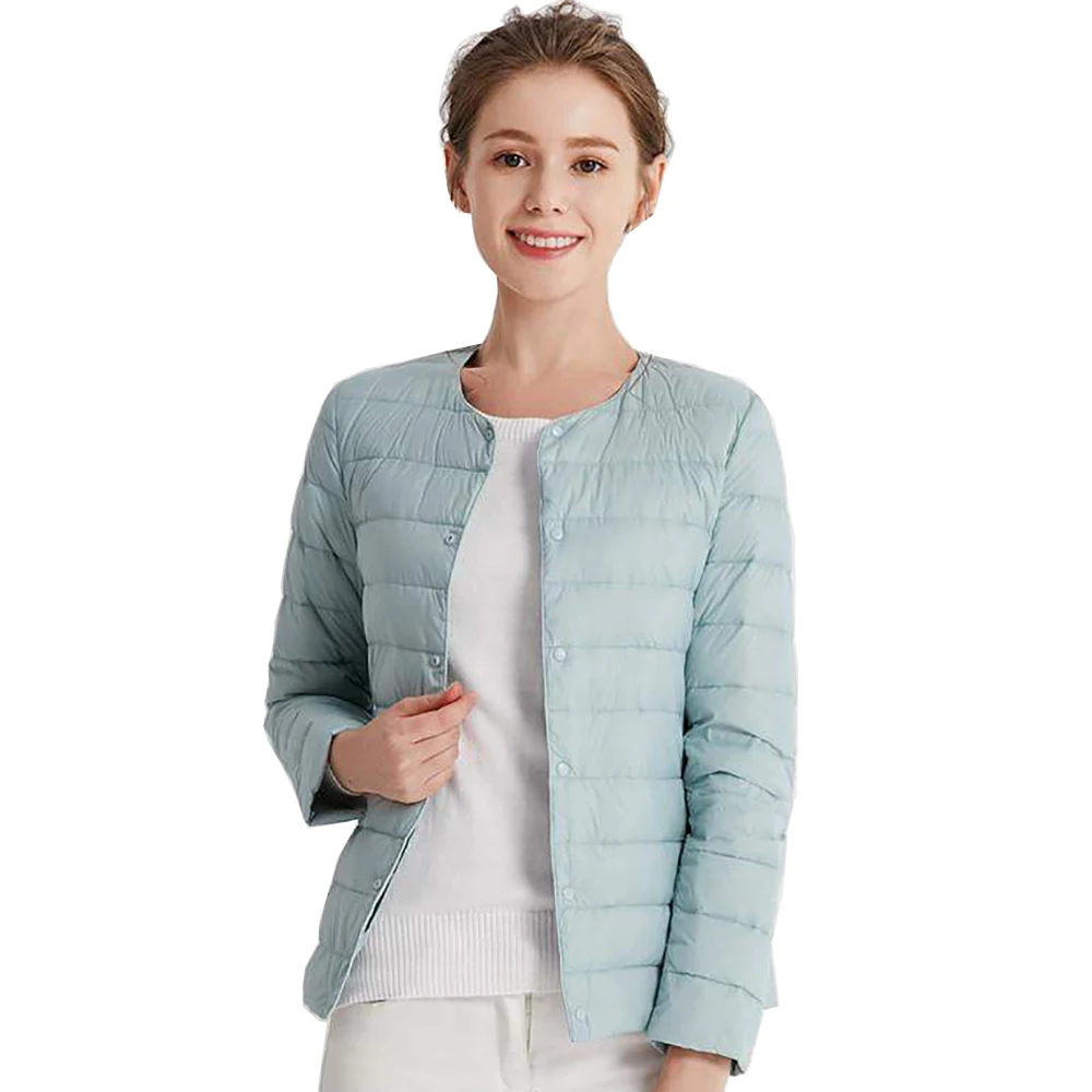 Верхняя одежда пальто пуховик женский Теплый Женский приталенный жакет зима