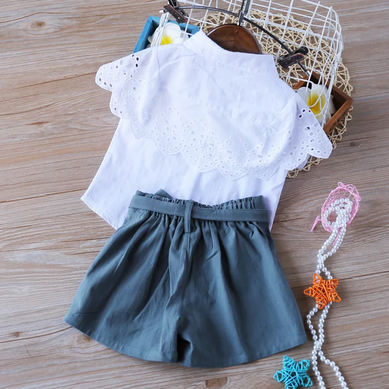 

Summer New Fashion Short Sleeve Shirt +Shorts Children's Clothing Sets