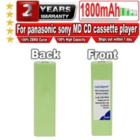 hsabat 1800mah 75f6 67f6 battery 1 2v ni mh 75 f6 cell for panasonic for sony md cd cassette player