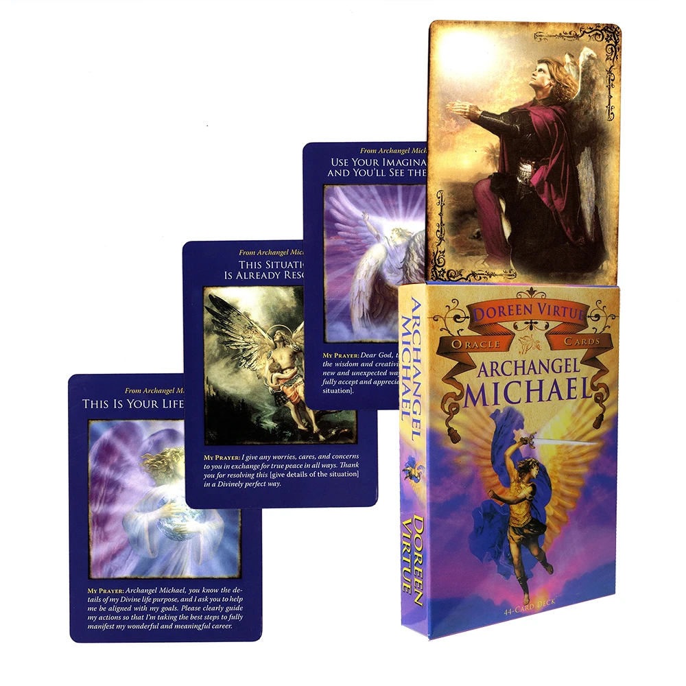 Most Popular Angel Series Archangel Michael Oracle Cards Tarot Cards for Beginners With PDF Guidebook