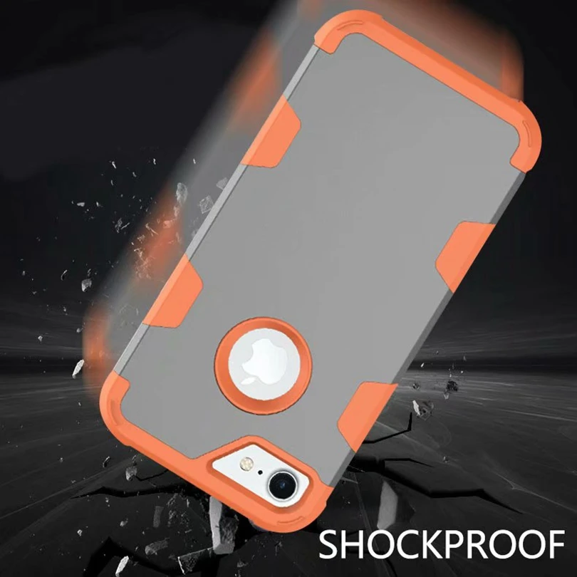 Для Apple iPhone 7 4 &quotновые шины протектора робот Гибридный Анти шок Броня резиновая