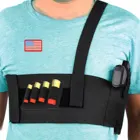 Регулируемый тактический скрытый пояс на плечо, скрытая сумка для переноски, ремень, эластичный комплект с кулоном