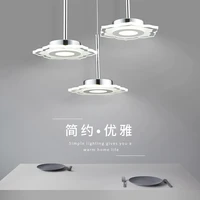 new modern petal restaurant pendant lights single or three head hang lamp bar personality creative home led lightings