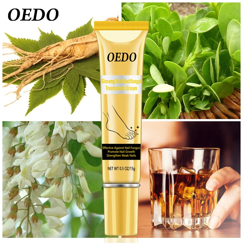 Herbal Fungal Nail Treatment Ginseng Antifungal Treatments Cream Removal Repair Essence Onychomycosis Foot | Красота и здоровье