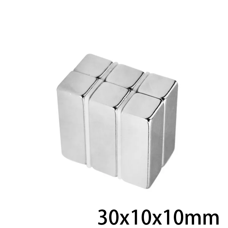 1 ~ 30 шт. 30x10x10 мм супер фотомагнит Редкоземельный Магнит блок прямоугольные