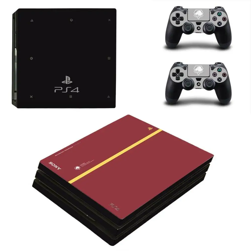 Металлическая Шестерня PS4 Pro наклейка s PS 4 Play station Виниловая для playstation консоль и