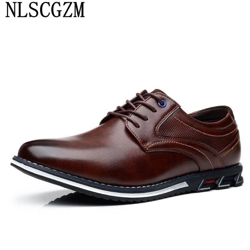 

Breathable Leather Casual Shoes Oxford Shoes for Men Office 2023 Men Shoes Luxury Brand High Quality Nie-skórzane Buty Na Dzień