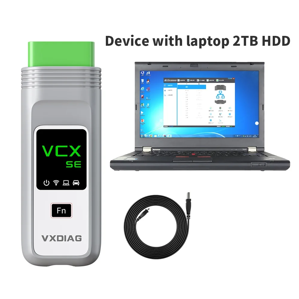 Диагностический сканер OBD2 VXDIAG ALLSCANNER 13 в 1 SE PRO для BMW Ford IDS Toyota TIS V15 C6 Benz GM GDS2
