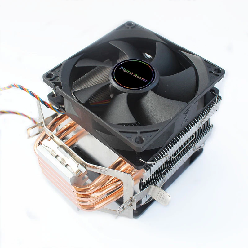 4 Чистый Медь эффективное охлаждение Процессор охлаждающий вентилятор 3/4pin для