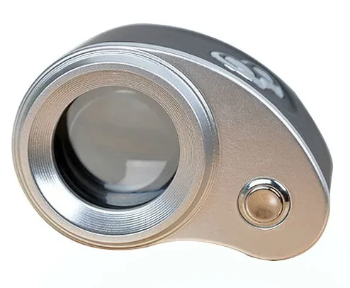 Увеличительный 10x оптический светодиодный освещенный увеличитель портативное