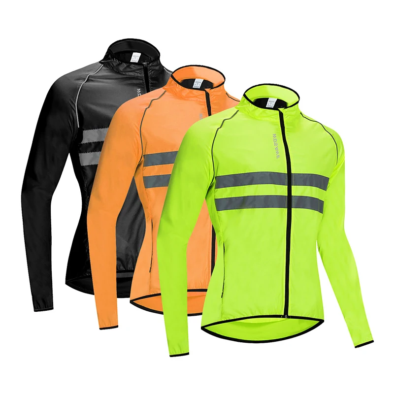 Светоотражающая куртка с длинными рукавами для мотокросса горного велосипеда