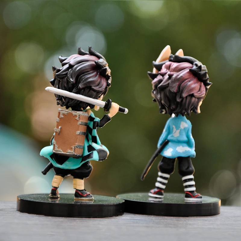 6 шт./компл. фигурки из аниме рассекающий демонов киметасу No Yaiba Kamado Tanjirou Nezuko Agatsuma