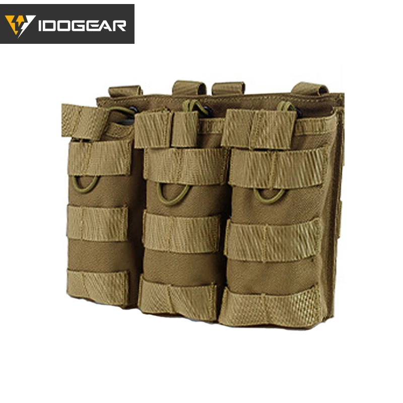 IDOGEAR подсумок, Molle, тройной подсумок, модульный подсумок для 5,56, Боевая обязанность, Wargame, для активного отдыха, 3533