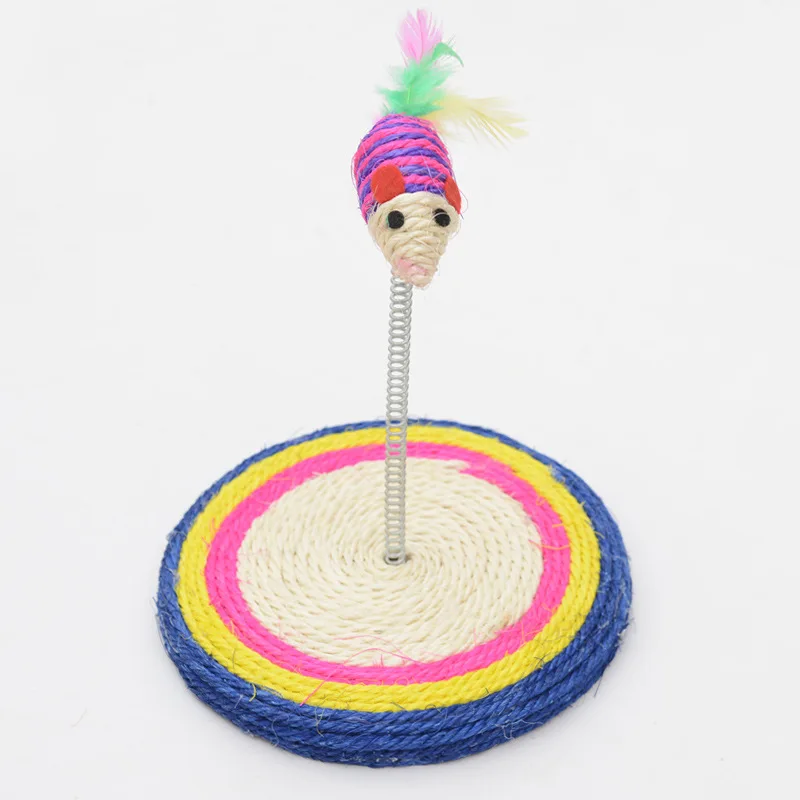 Пластиковые кошачьи игрушки перо забавные кошки мышки Форма 23 см игрушечная мышь