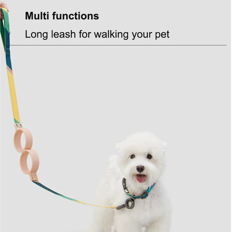 Нейлоновый Поводок для собак эластичный растягивающийся амортизационный мягкий