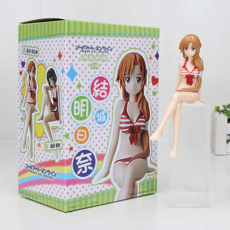 red with box Sword Art онлайн фигурка SAO YUI Super Sonico фигурка лапша стоппер фигурка Fate Grand Order 14 см - Цвет: red with box