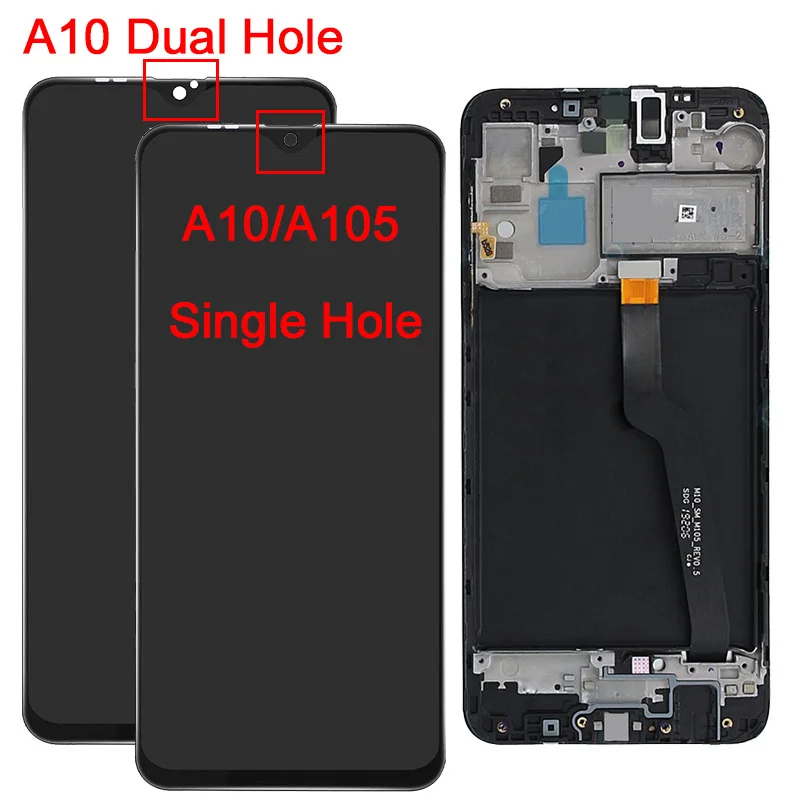 Оригинальный ЖК дисплей A10 для Samsung Galaxy A105 A105F SM 2019 с рамкой 6 22 дюйма запчасти