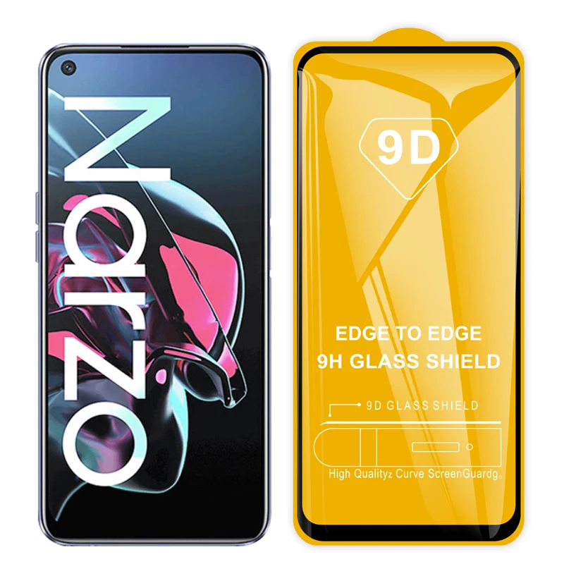 Для Oppo Realme Narzo / 6i (Индия) 6 5 &quot5D 6D 9D полное клеевое покрытие закаленное защитное