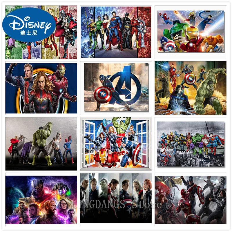 Алмазная 5D картина сделай сам Disney вышивка крестиком из страз Железный человек