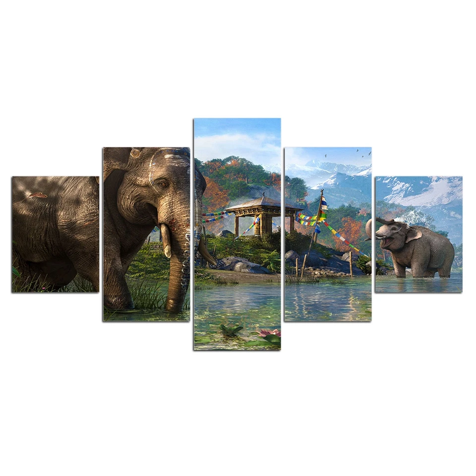 

2019 новая 5D алмазная живопись, полная квадратная круглая 3D Алмазная вышивка, африканский слон, животные, распродажа