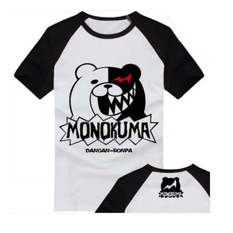 

Danganronpa cosplay t-shirt monokuma t-shirt cotton short-sleeve Tees Tops