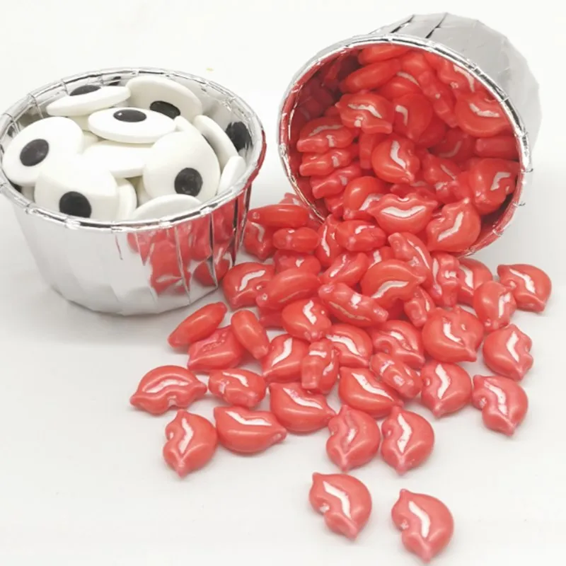 50 г глазное украшение глазные яблоки красные губы сахар съедобные DIY Мультяшные