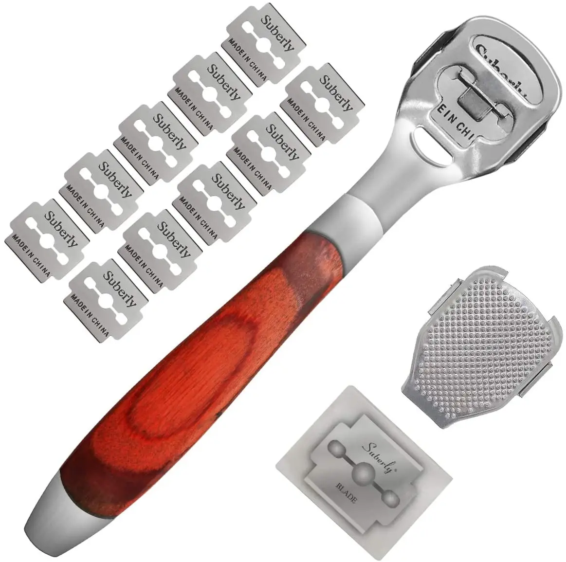 Wood Handle With 10 Blades