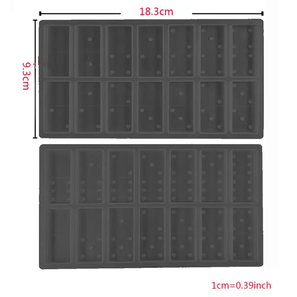 

Handmade Domino Game Play Silicone Molds Resin 28 DIY Dominoes Personlized Games Epoxy Resin Casting Mold Art Crafts