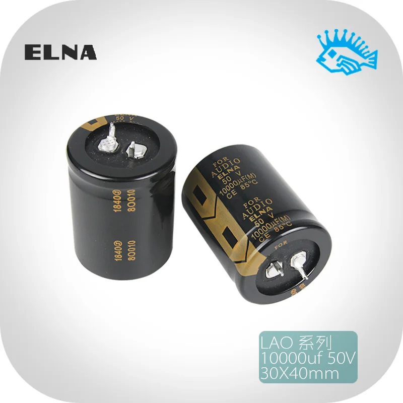 2 шт. ELNA 10000 мкФ 50V10000uF snap-in fever audio LAO series для аудио фильтра электролитический