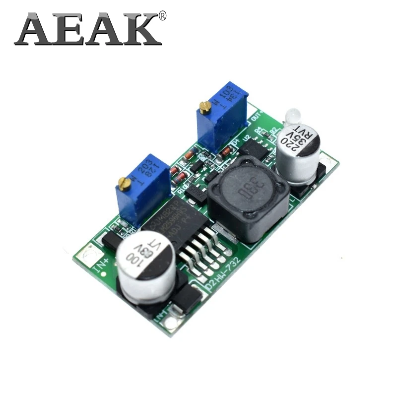 Регулируемый блок питания AEAK LM2596HV от 5 55 в до 1 25 30 15 Вт|Интегральные схемы| |