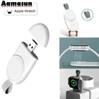 Портативное беспроводное зарядное устройство для IWatch SE 6 5 4, зарядная док-станция, зарядный USB-кабель для Apple Watch серии 6 5 4 3 2 1