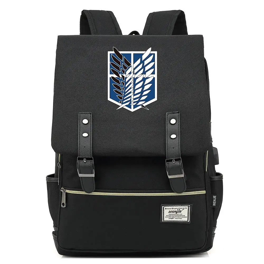 Рюкзак для ноутбука Attack on Titan школьная сумка на плечо студентов рюкзак подростков