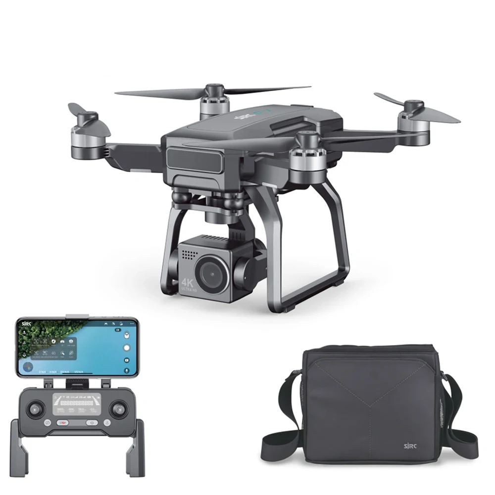 

F7 Pro Drones 4K HD 3-осевая воздушная камера с подвесом и Wi-Fi GPS FPV Бесщеточный двигатель Professional Quadcopter RC Вертолет Самолет игрушки