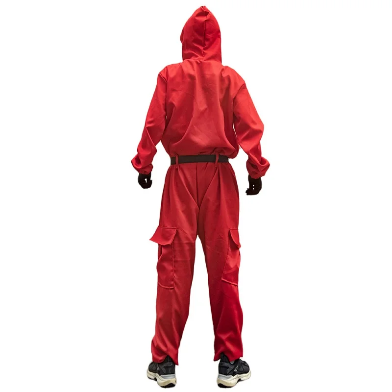 Маскарадный костюм для игры в кальмары маскарадный красного злодея модный Squidgame