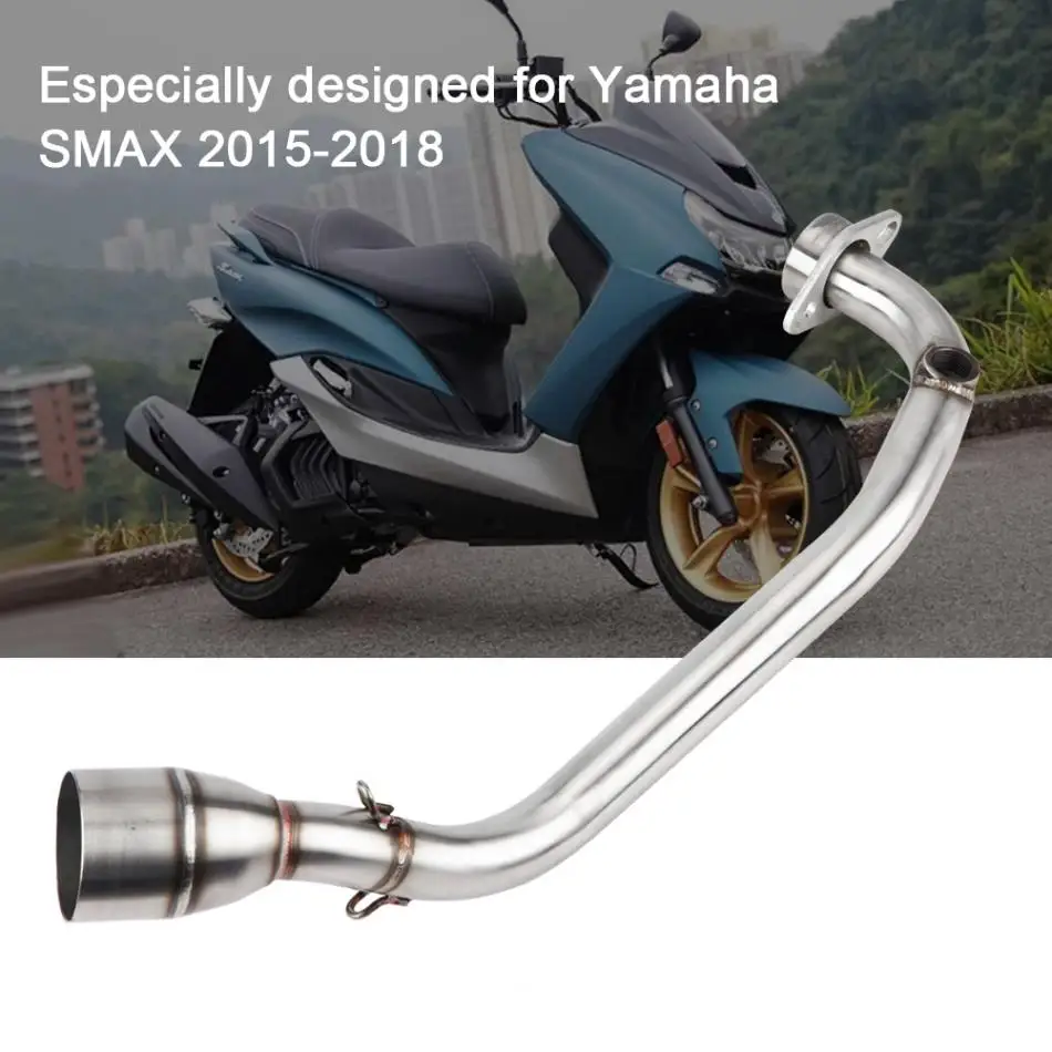 Для Yamaha SMAX 2015 2016 2017 2018 мотоцикл с передней панелью из нержавеющей стали выхлопной