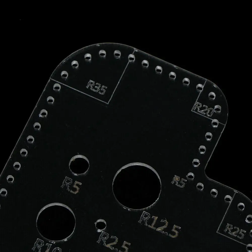 Трафарет для резки кожи поделок сделай сам акриловый шаблон аксессуары ручной